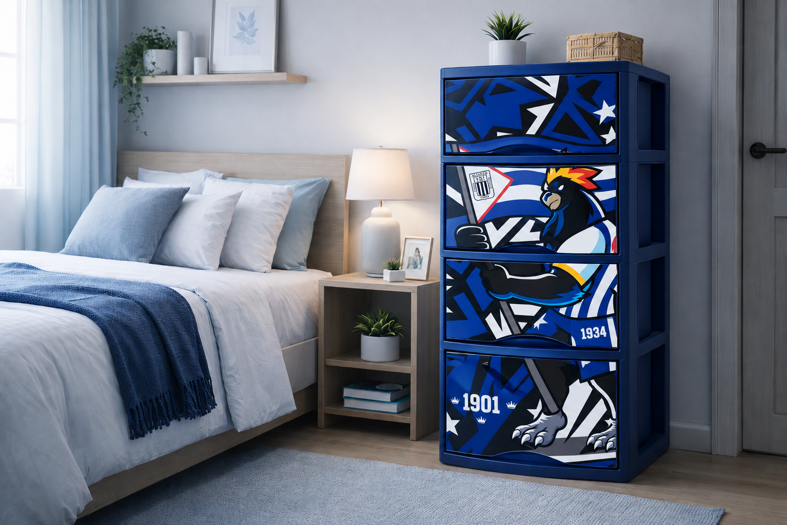 Cómoda Alianza Magicplast en dormitorio