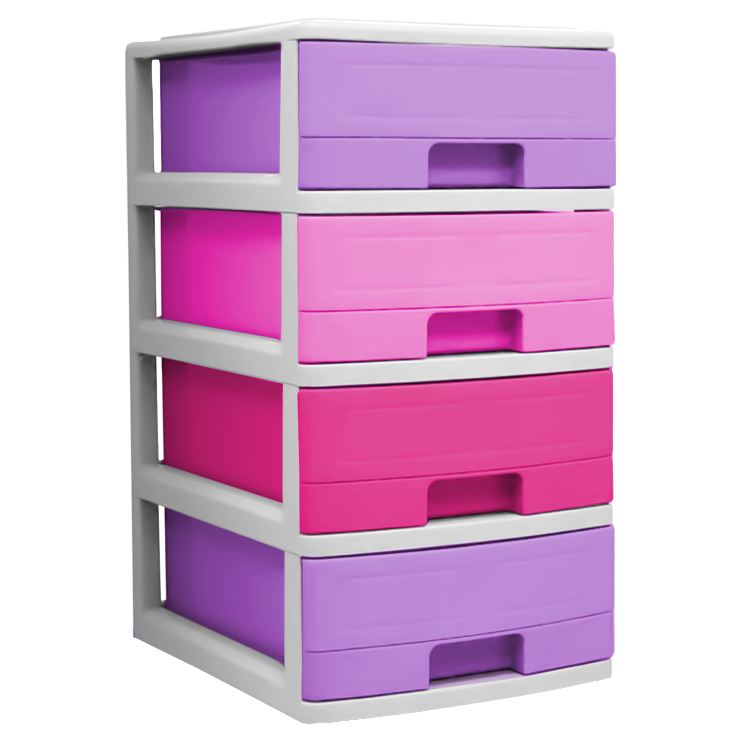 Cómoda Junior X4 Lila Fucsia